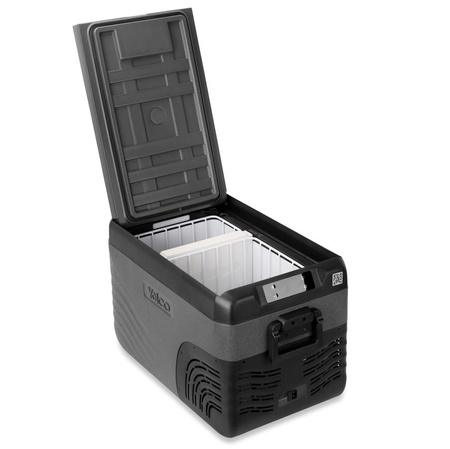 Yolco przenośna lodówka kompresorowa KX30 25 l, dwustrefowa, Carbon