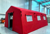 Namiot pneumatyczny ratunkowy 600 x 400 x 280 cm, czerwony