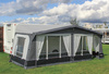CAMPTECH Topas Air 22 inflatable travel awning - circumference 1175-1200 cm, Camptex All Season, 6 windows, pump included