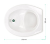 TROBOLO urine diverter white - insert for DIY composting toilet