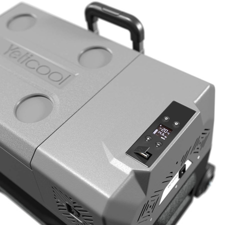 Turystyczna lodówka kompresorowa Yolco BX30 28l Bluetooth 60W Szara