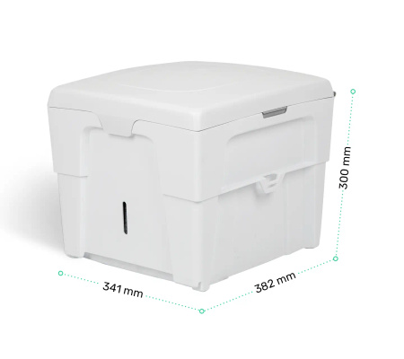 TROBOLO WandaGO Lite przenośna toaleta separacyjna 3,6 kg - kamper, van, bez wody i chemii