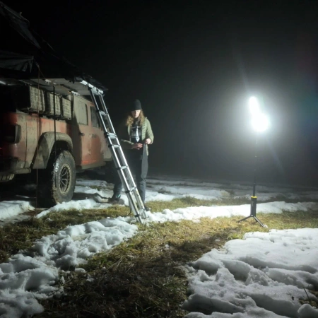 BougeRV Telescopic Camping Light, 15600mAh