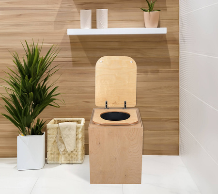 TROBOLO TeraBlœm Plus - wooden composting toilet kit with extra-large 22 l capacity