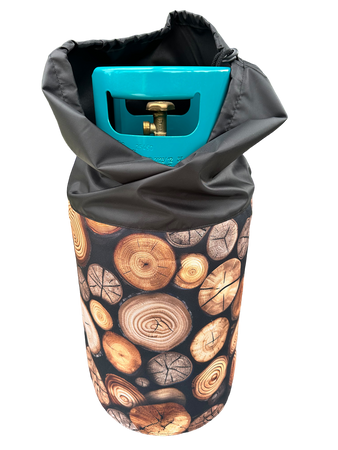 Pokrowiec na butlę gazową 5kg MINI WOOD GalloNero
