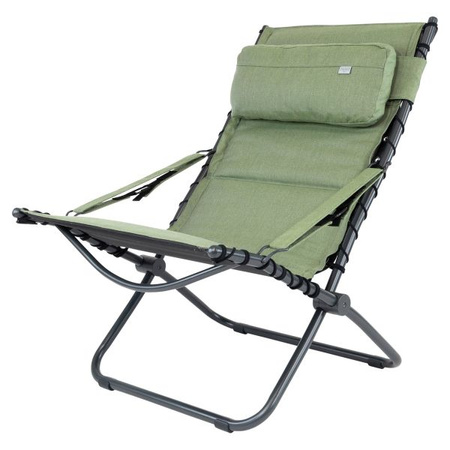 Krzesło rozkładane fotel Crespo AP/262 Tex-Comfort, Zielone