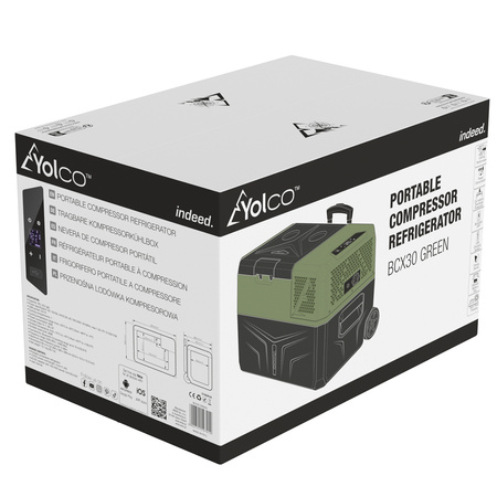 Lodówka przenośna kompresorowa Yolco 28L BCX30 Green
