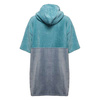 Bath Towel Poncho, blue-grey, L