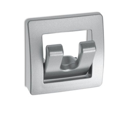 Wieszak składany FAWO Coat Hook, 2-ramienny, czarny/chrom