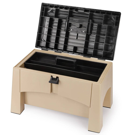 Stool with storage compartment Yolco ST2 SAND