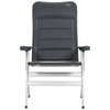 Crespo krzesło kempingowe XL ergonomiczne regulowane Deluxe antracyt