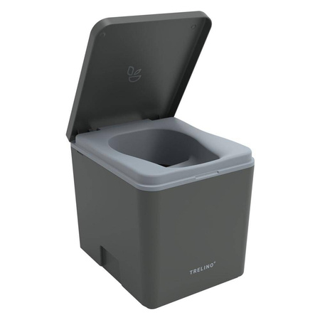 Trelino Evo M composting separation toilet anthracite, 5 l / 8 l, soft-close, no water or chemicals