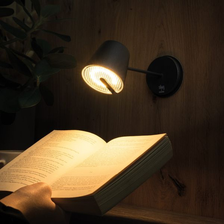 Magnetic Lamp PORTOFINO incl. Placement Set and Pad, black