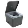 Trelino Evo S composting separation toilet anthracite, 4.5 l / 6.5 l, soft-close, no water or chemicals