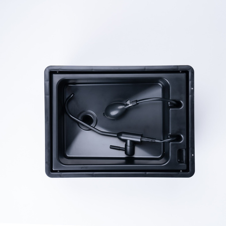 BOXIO WASH - mobile sink with hand pump in Eurobox format, 2 x 5 l