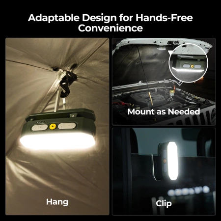 BougeRV Movable Area Light – Rechargeable Camping Lantern with Motion Sensor