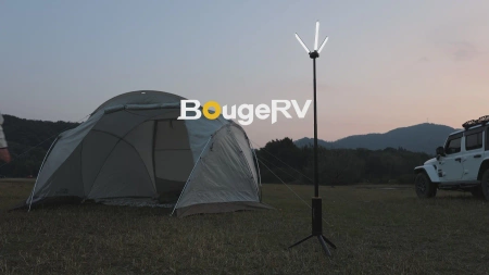 BougeRV Telescopic Camping Light, 15600mAh