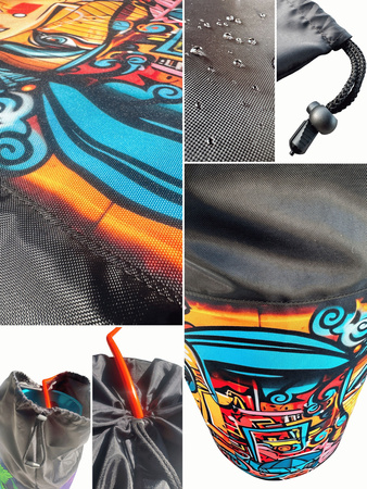 Cover for a 11kg MEXICO gas cylinder GalloNero