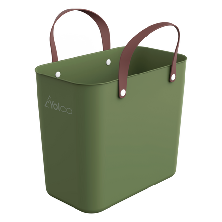 Yolco torba Multibag Albula 25 l z tworzywa z recyklingu, zielona
