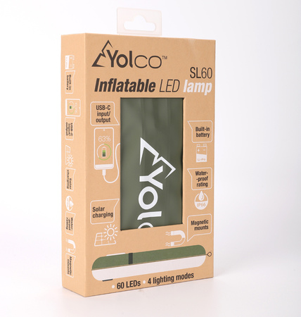 Lampa nadmuchiwana LED Yolco SL60 245lm 6300K