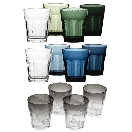 Bo-Camp szklanki plastikowe 200 ml 4 szt. niebieskie na camping i ogród