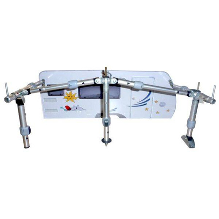 Aluminiowa tyczka teleskopowa Easysystem 3-częściowa, średnica 28 mm
