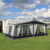 CAMPTECH Topas Air 16 inflatable travel awning - circumference 1025-1050 cm, Camptex All Season, 6 windows, pump included