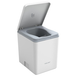 Trelino Evo L toaleta kompostująca separacyjna biała, 10 l / 10 l, soft-close, bez wody i chemii