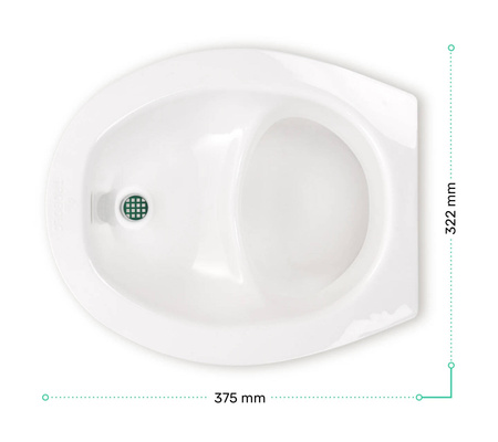 TROBOLO separator moczu biały - wkład do toalety kompostującej DIY