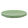 Talerz płaski CLUB PLATE 260 zielony 26cm 4-osobowy