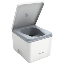 Trelino Evo S toaleta kompostująca separacyjna biała, 4,5 l / 6,5 l, soft-close, bez wody i chemii
