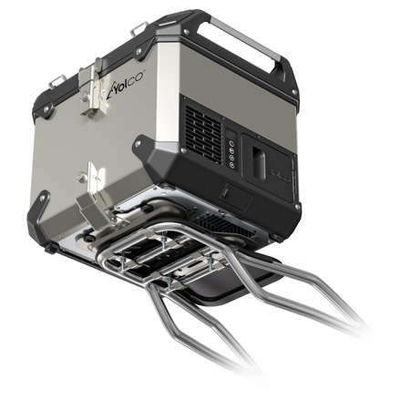 Yolco kompresorowa lodówka motocyklowa topcase MCX17 17 l, srebrna