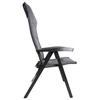 Krzesło kempingowe Noblesse Deluxe ciemnobrązowe 150kg 82cm