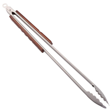 BlueCraft XXL BBQ tongs 56 cm - stainless steel, wooden handle, locking