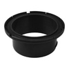 Autoterm air outlet flange Ø 90 mm, black - body without grille, for Air 4D heater