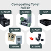 BOXIO TOILET MAX+ - kompletny zestaw toalety separacyjnej z podwyższeniem SOLO UP