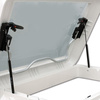ExtraVENT 70 Evo - 70 x 50 cm rooflight for motorhomes and caravans, double-glazed dome, 4500 K LED, forced ventilation, pleated blind and fly screen, roof 25-60 mm
