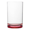 Plastikowe szklanki do picia marki GIMEX z kolorowym dnem 320 ml