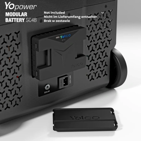 Yolco przenośna lodówka kompresorowa TCX50 50 l, dwustrefowa, Space Grey