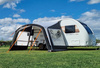 CAMPTECH Calcit Air 325 inflatable sun canopy - 325 x 255 x 240 cm, black and light grey, 7.65 kg