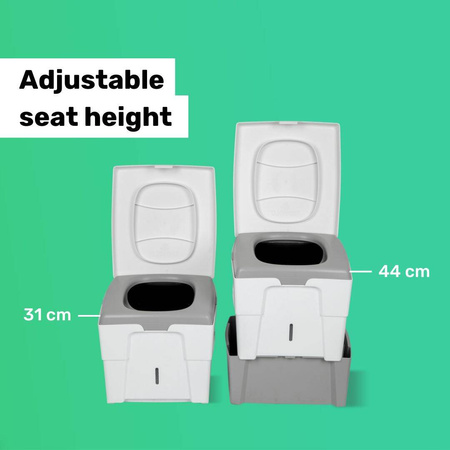 TROBOLO WandaGO Starter Kit – separating toilet, 25 l litter and 6.5 l bags