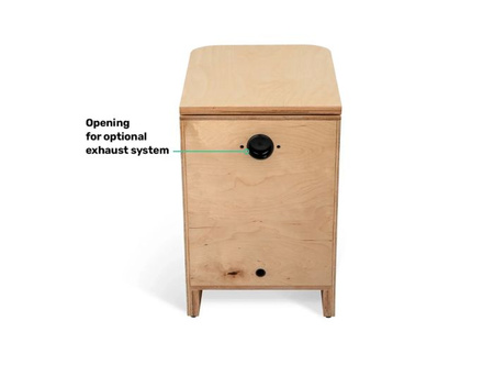 Stationary composting indoor toilets TROBOLO SilvaBlœm (natural)